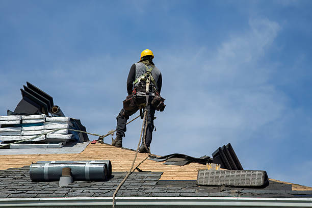 Professional Metal Roofing technician working in Laconia, NH